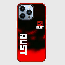 Чехол для iPhone 13 Pro Rust the game colors, цвет: 3D-красный