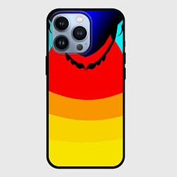 Чехол для iPhone 13 Pro Цветные фигуры, цвет: 3D-черный