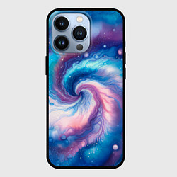 Чехол для iPhone 13 Pro Галактический тай-дай, цвет: 3D-черный