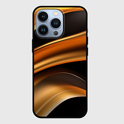 Чехол для iPhone 13 Pro Yellow black style, цвет: 3D-черный