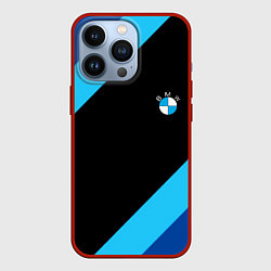 Чехол для iPhone 13 Pro BMW line, цвет: 3D-красный