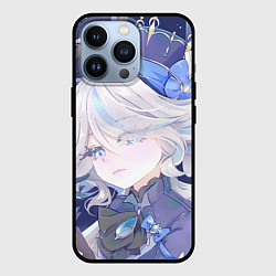 Чехол для iPhone 13 Pro Genshin Impact Furina smug, цвет: 3D-черный