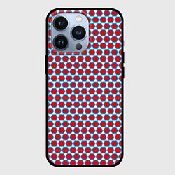 Чехол для iPhone 13 Pro Вишнёвый многогранник, цвет: 3D-черный