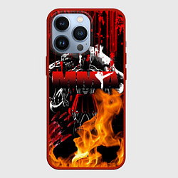 Чехол для iPhone 13 Pro Спартанец MMA, цвет: 3D-красный