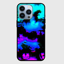 Чехол для iPhone 13 Pro Marshmello neon space, цвет: 3D-черный