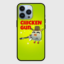 Чехол для iPhone 13 Pro Чикен Ган - игра, цвет: 3D-черный