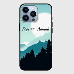 Чехол для iPhone 13 Pro Горный Алтай пейзаж, цвет: 3D-черный