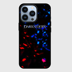 Чехол для iPhone 13 Pro Darksiders space logo, цвет: 3D-черный