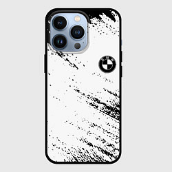 Чехол для iPhone 13 Pro BMW краски текстура брызги, цвет: 3D-черный