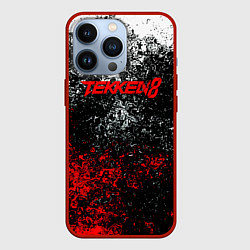 Чехол для iPhone 13 Pro Tekken 8 брызги красок, цвет: 3D-красный