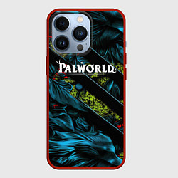 Чехол для iPhone 13 Pro Palworld название игры, цвет: 3D-красный