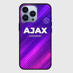 Чехол для iPhone 13 Pro Ajax legendary sport grunge, цвет: 3D-черный