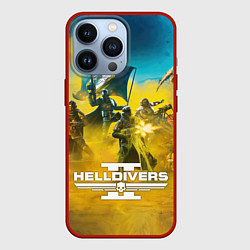 Чехол для iPhone 13 Pro Helldivers 2: Confrontation, цвет: 3D-красный