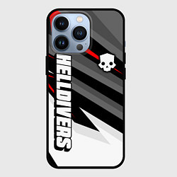 Чехол для iPhone 13 Pro Helldivers 2: Skull Logo, цвет: 3D-черный