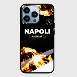 Чехол для iPhone 13 Pro Napoli legendary sport fire, цвет: 3D-черный