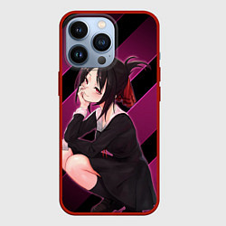 Чехол для iPhone 13 Pro Кагуя из Kaguya sama wa Kokurasetai, цвет: 3D-красный