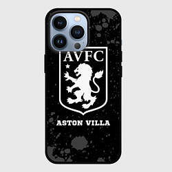 Чехол для iPhone 13 Pro Aston Villa sport на темном фоне, цвет: 3D-черный