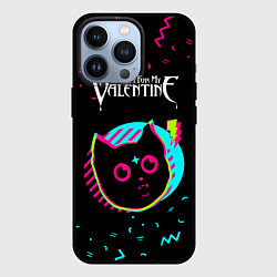 Чехол для iPhone 13 Pro Bullet For My Valentine - rock star cat, цвет: 3D-черный