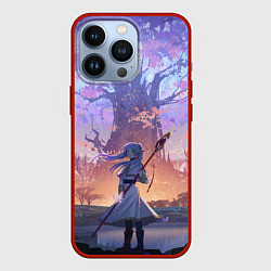 Чехол для iPhone 13 Pro Sousou no Frieren Фрирен tree, цвет: 3D-красный