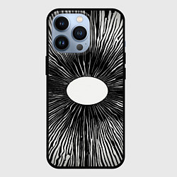 Чехол для iPhone 13 Pro Поглощение, цвет: 3D-черный