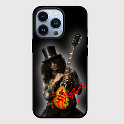 Чехол для iPhone 13 Pro Slash музыкант группы Guns N Roses, цвет: 3D-черный