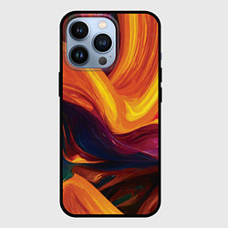 Чехол для iPhone 13 Pro Цветная абстракция colorful, цвет: 3D-черный