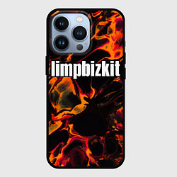 Чехол для iPhone 13 Pro Limp Bizkit red lava, цвет: 3D-черный