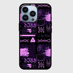 Чехол для iPhone 13 Pro Underground pattern color, цвет: 3D-черный