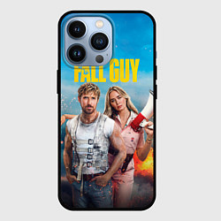 Чехол iPhone 13 Pro Ryan Gosling and Emily Blunt каскадеры