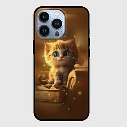 Чехол для iPhone 13 Pro Теплый котик, цвет: 3D-черный