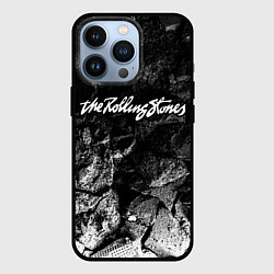 Чехол для iPhone 13 Pro Rolling Stones black graphite, цвет: 3D-черный