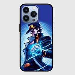 Чехол для iPhone 13 Pro Jotaro Kujo - neon glow fantasy, цвет: 3D-черный