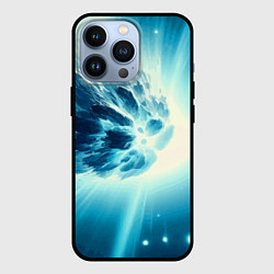 Чехол для iPhone 13 Pro Неоновая комета - нейросеть, цвет: 3D-черный