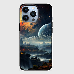 Чехол для iPhone 13 Pro Фантастическая планета - космический инопланетный, цвет: 3D-черный
