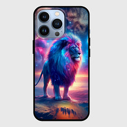 Чехол для iPhone 13 Pro Space lion - ai art fantasy, цвет: 3D-черный