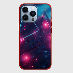 Чехол для iPhone 13 Pro Конструкция с ярким свечением, цвет: 3D-красный