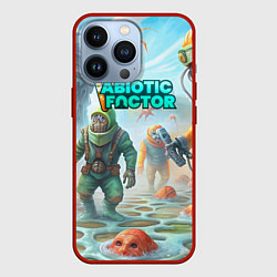 Чехол для iPhone 13 Pro Abiotic Factor монстры, цвет: 3D-красный