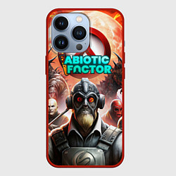 Чехол для iPhone 13 Pro Abiotic Factor атомные монстры, цвет: 3D-красный