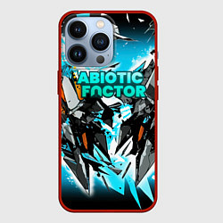 Чехол для iPhone 13 Pro Abiotic Factor лого яркий абстракт, цвет: 3D-красный