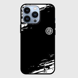 Чехол для iPhone 13 Pro Inter абстрактные краски текстура, цвет: 3D-черный