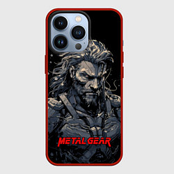 Чехол для iPhone 13 Pro Веном Снейк Metal gear, цвет: 3D-красный