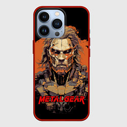 Чехол для iPhone 13 Pro Venom Snake Metal gear game, цвет: 3D-красный