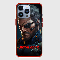 Чехол для iPhone 13 Pro Веном Снейк из игры Metal gear, цвет: 3D-красный