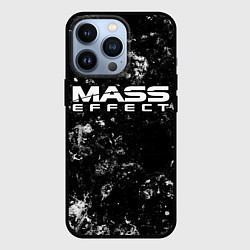 Чехол для iPhone 13 Pro Mass Effect black ice, цвет: 3D-черный