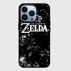 Чехол для iPhone 13 Pro Zelda black ice, цвет: 3D-черный