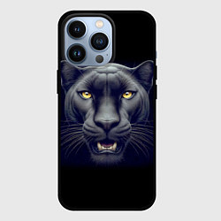 Чехол для iPhone 13 Pro Могучая пантера - нейросеть, цвет: 3D-черный