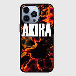 Чехол для iPhone 13 Pro Akira red lava, цвет: 3D-черный