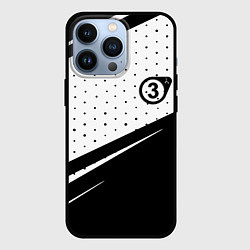 Чехол для iPhone 13 Pro Half life pattern valve, цвет: 3D-черный