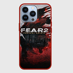 Чехол для iPhone 13 Pro Игра Fear город и кровь, цвет: 3D-красный