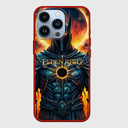Чехол для iPhone 13 Pro Elden Ring black knight, цвет: 3D-красный
